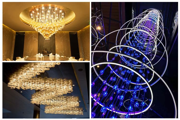 Chandeliers to enhance grandeur