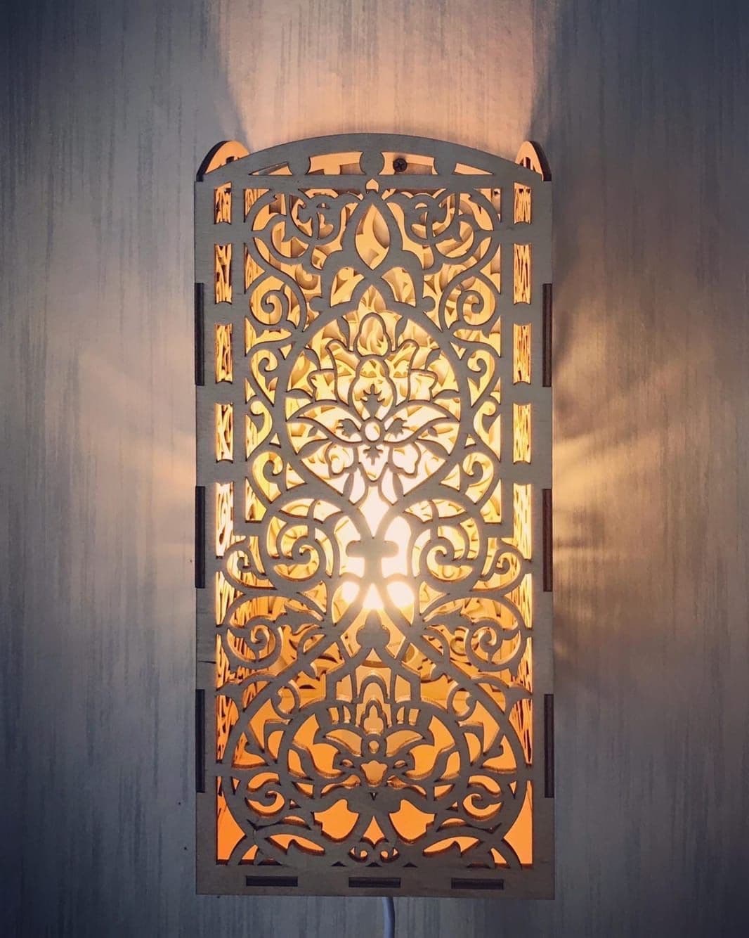 Wall lamps in a cosy setting